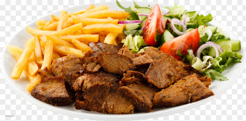 Fried Rice With Beef Kebab French Fries Turkish Cuisine Cafe Anatolia Hastings PNG