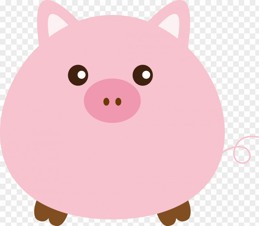 Pig Vector Domestic Clip Art PNG