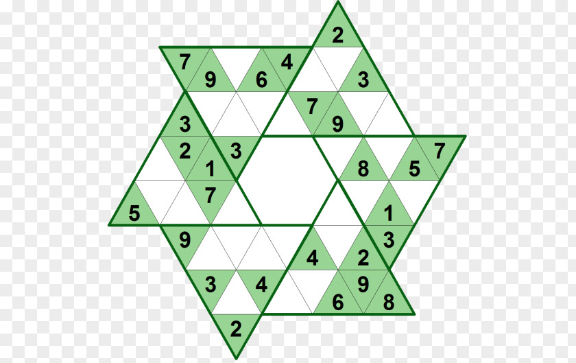 Sudoku Triangle Point Font PNG