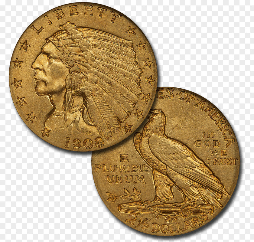 Uncirculated Coin Gold Medal Bronze PNG