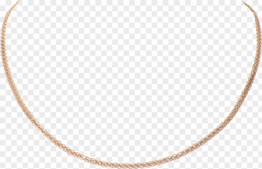 Jewelry Chain Necklace Colored Gold Cartier PNG