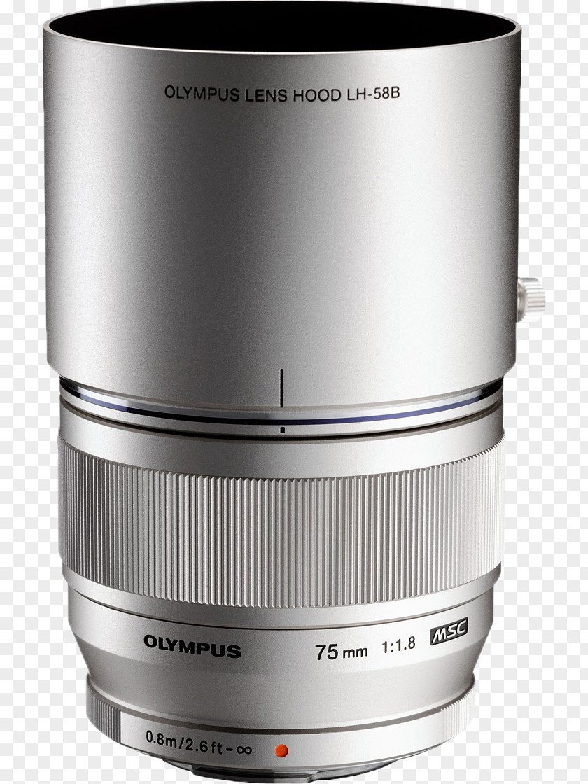 Mount Olympus OM-D E-M5 Mark II Camera Lens M.Zuiko Digital ED 75mm F/1.8 Micro Four Thirds System PNG