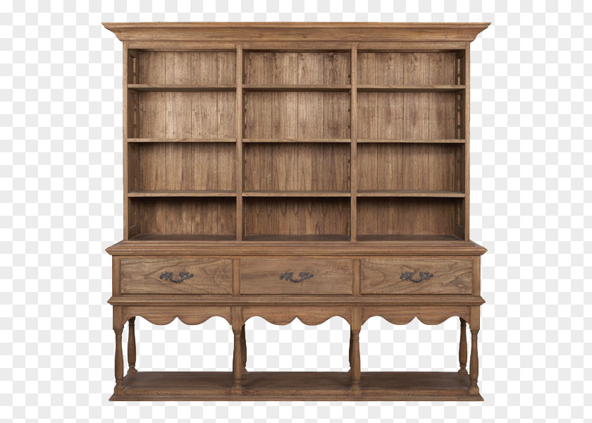 Table Shelf Bookcase Drawer PNG