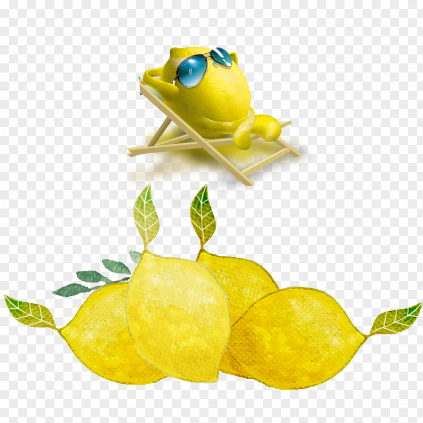 The Sun's Lemon Lemonade Yellow Juice PNG
