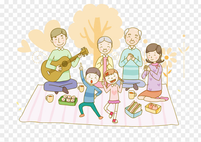 Field Outing Drawing Picnic Stock Photography Illustration PNG