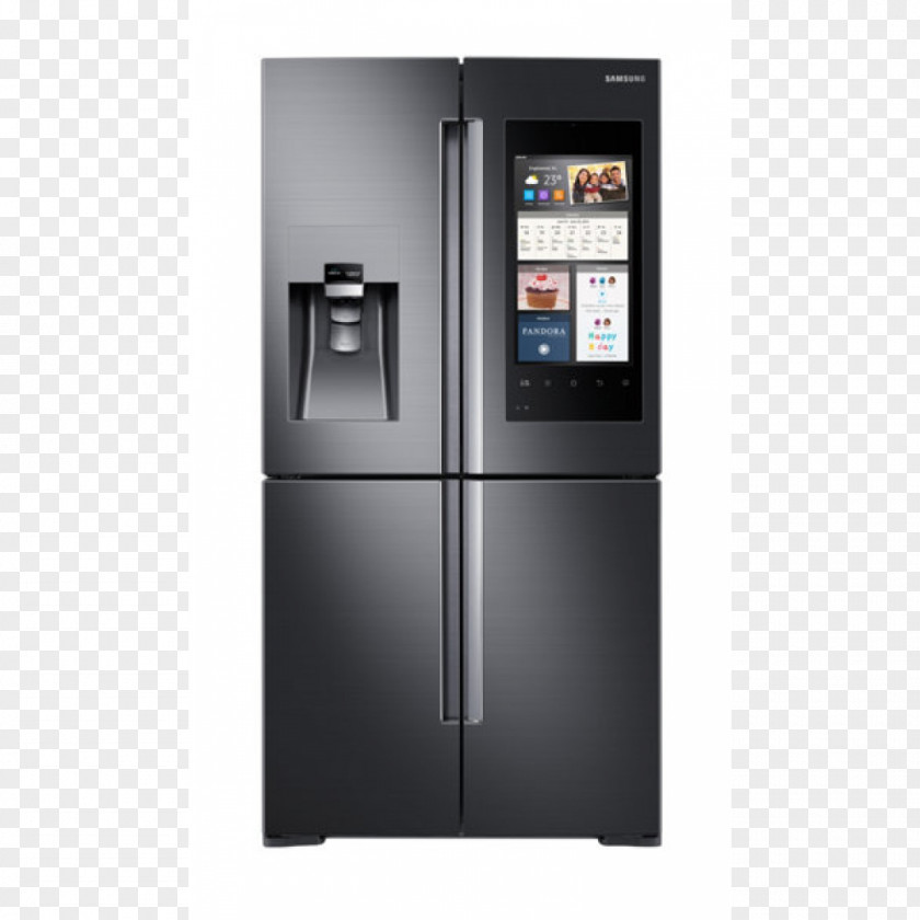 Refrigerator Samsung Home Appliance Freezers Wine Racks PNG