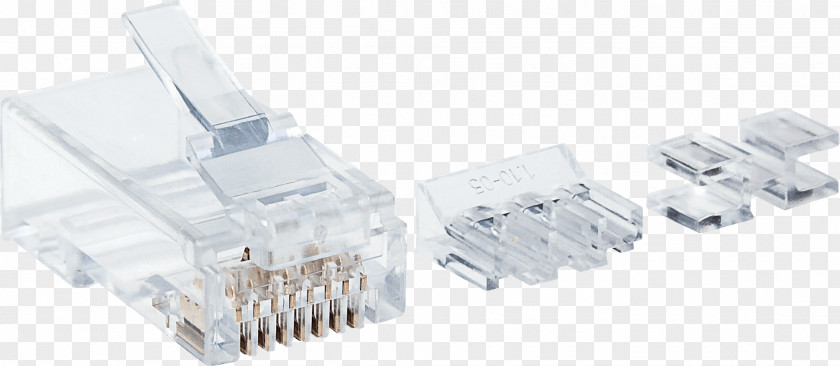 Registered Jack Twisted Pair Electrical Connector Wire RJ-45 PNG