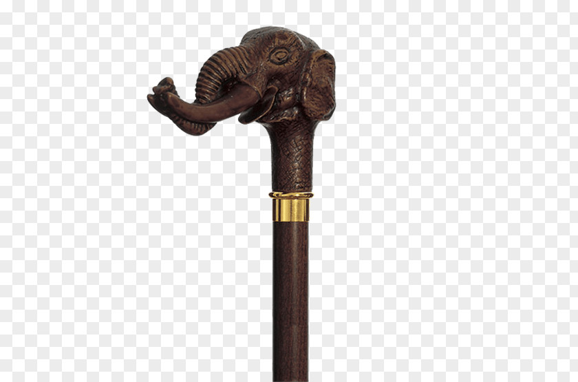 Elephant Walking Stick Assistive Cane Crutch Bastone PNG