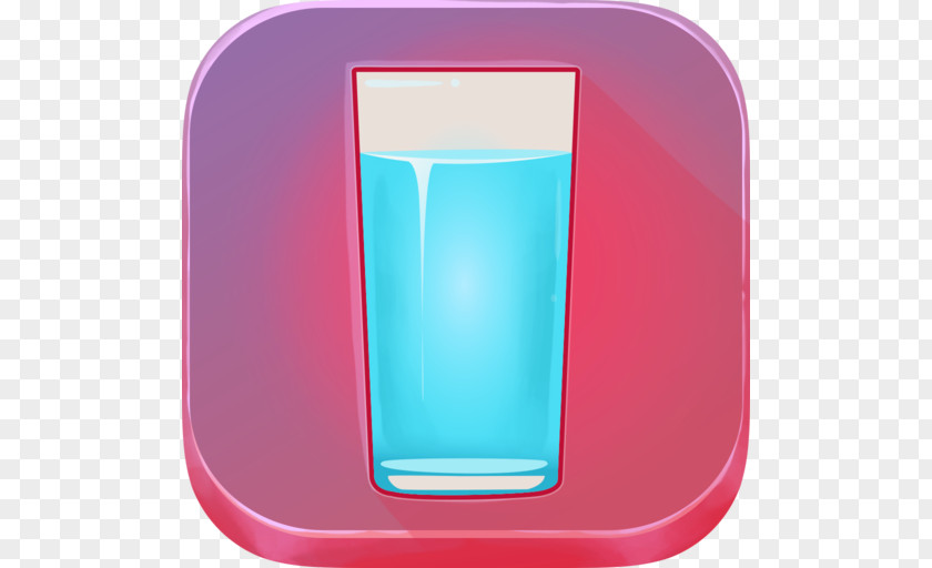 Water Drinking Pink M Rectangle PNG
