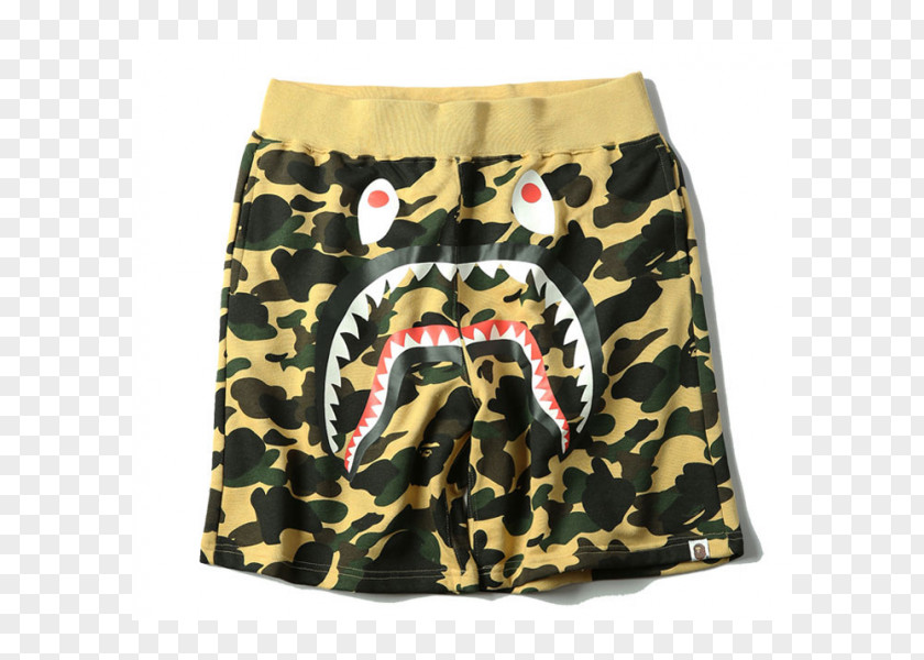 Bathing Ape Trunks T-shirt A Shark Shorts PNG