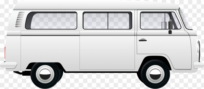 Cartoon Country Bus Van Volkswagen Type 2 Car PNG