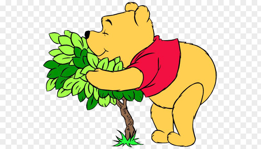 Disney Tree Cliparts Winnie The Pooh Mickey Mouse Minnie Piglet Clip Art PNG