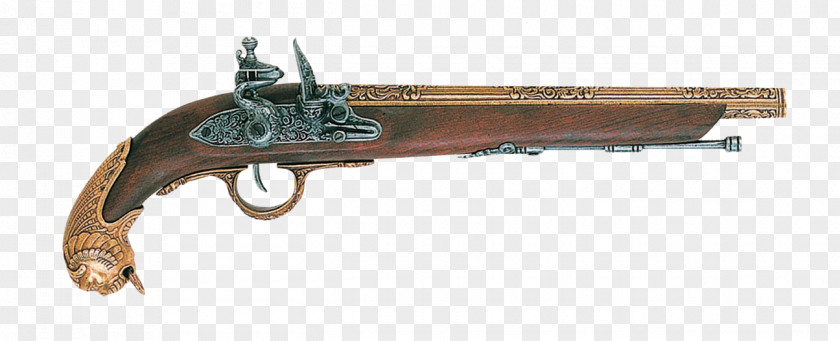 Weapon Flintlock Firearm Pistol Replica PNG