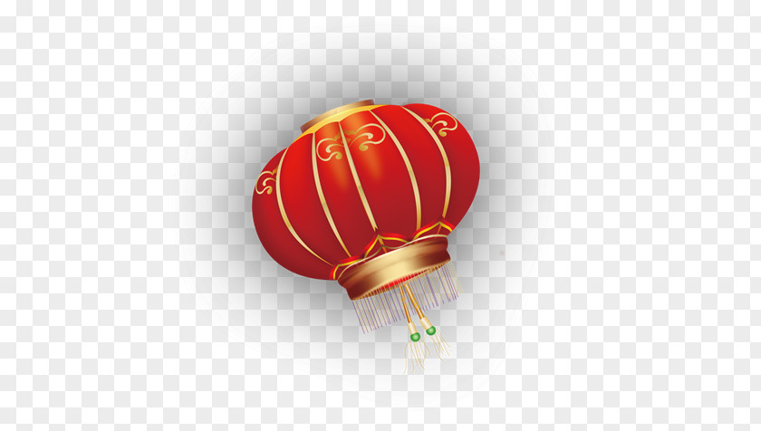 Abanico Ribbon Paper Lantern Chinese New Year Design Image PNG