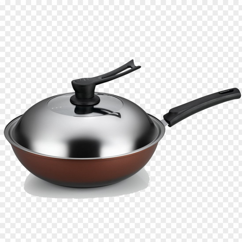 No Oil Yan Guo Non-stick Surface Frying Pan Wok Stock Pot Kitchen PNG