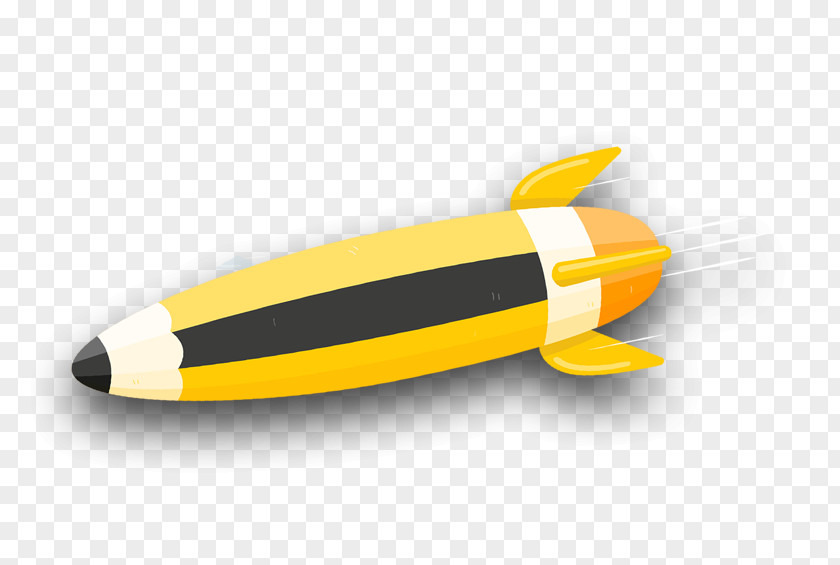 Pencil Rocket PNG