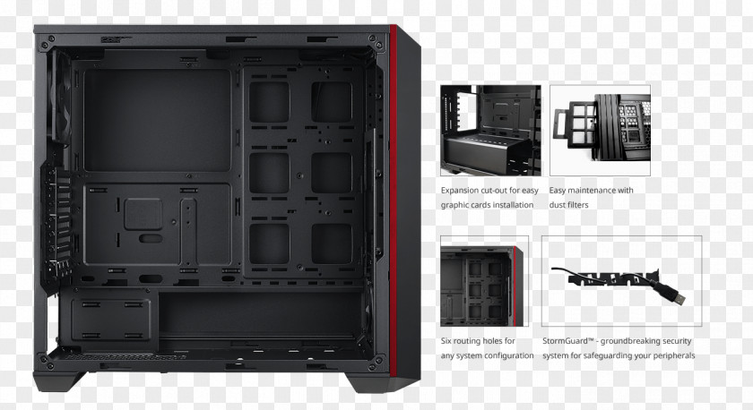 Computer Cases & Housings Cooler Master MasterBox 5 ATX Micro-Star International PNG
