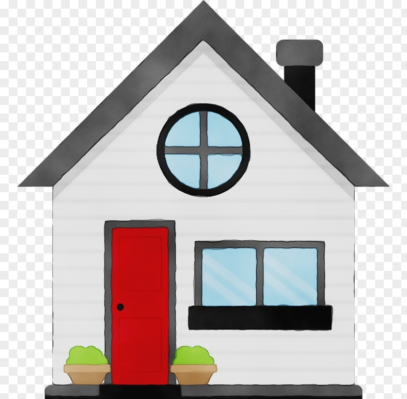 Cottage Window House Property Home Clip Art Real Estate PNG