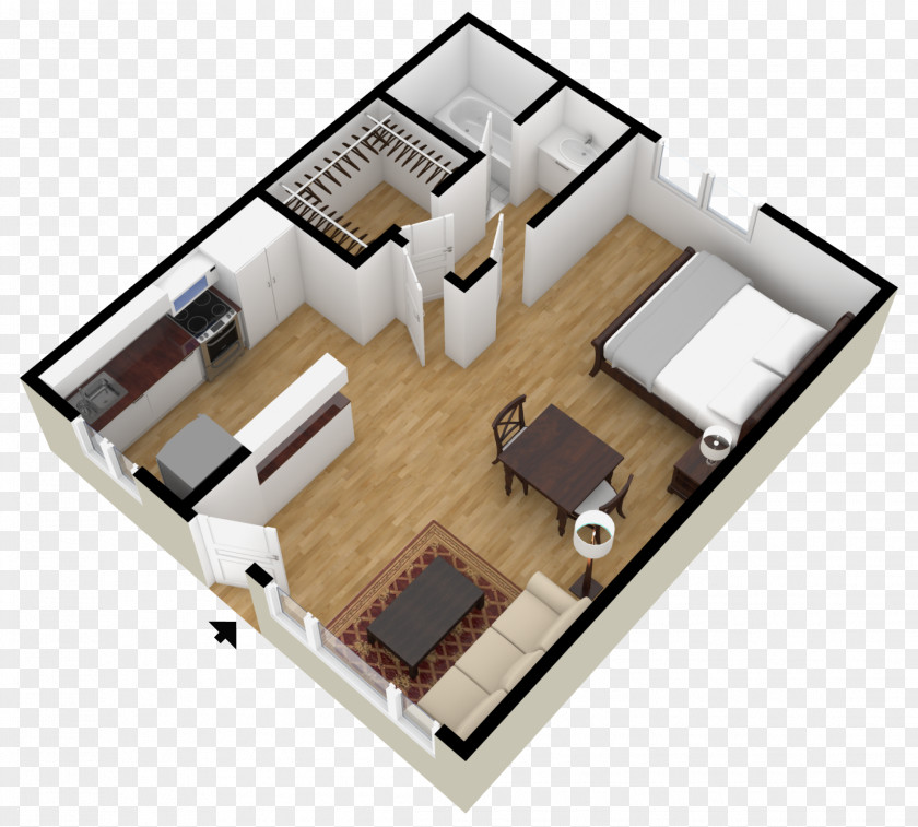 House Plan 3D Floor Square Foot PNG