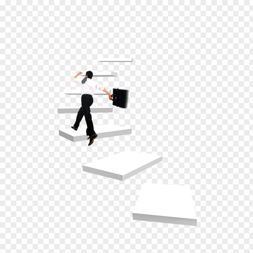 The Man On Stairs Ladder Computer File PNG