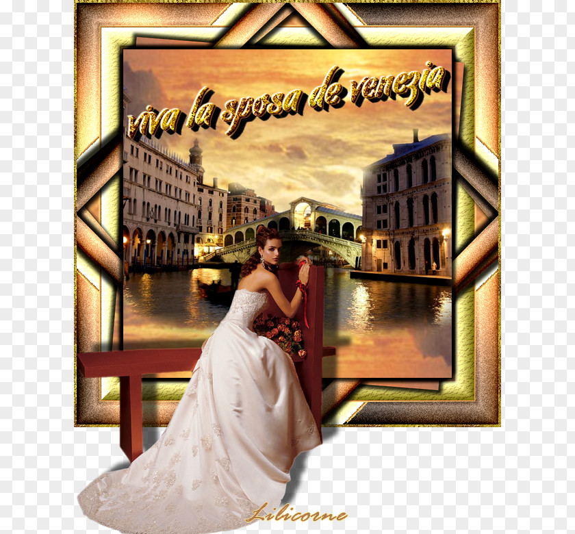 Wedding Rialto Bridge Album Cover Poster PNG