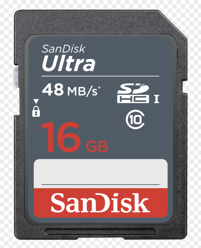 Flash Memory Cards Secure Digital SDHC SanDisk PNG