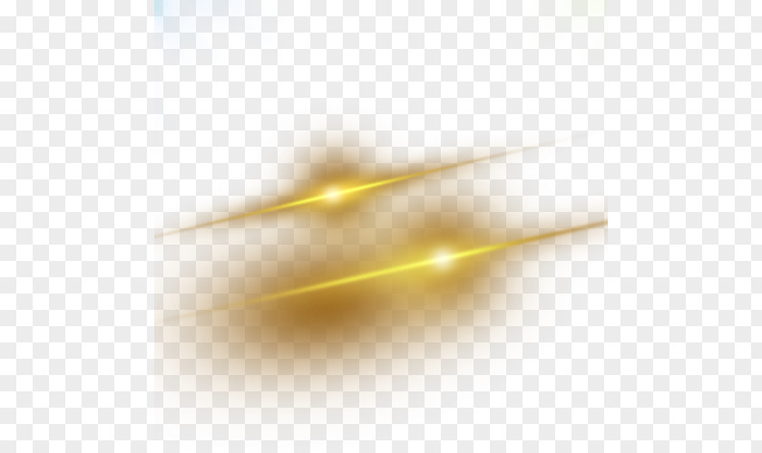 Golden Light Radiation Image PNG