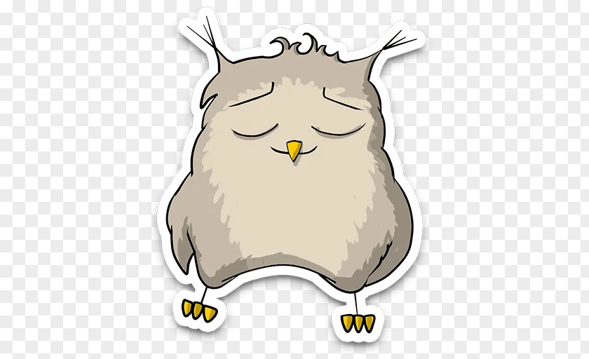 Owl Sticker Telegram Beak Clip Art PNG