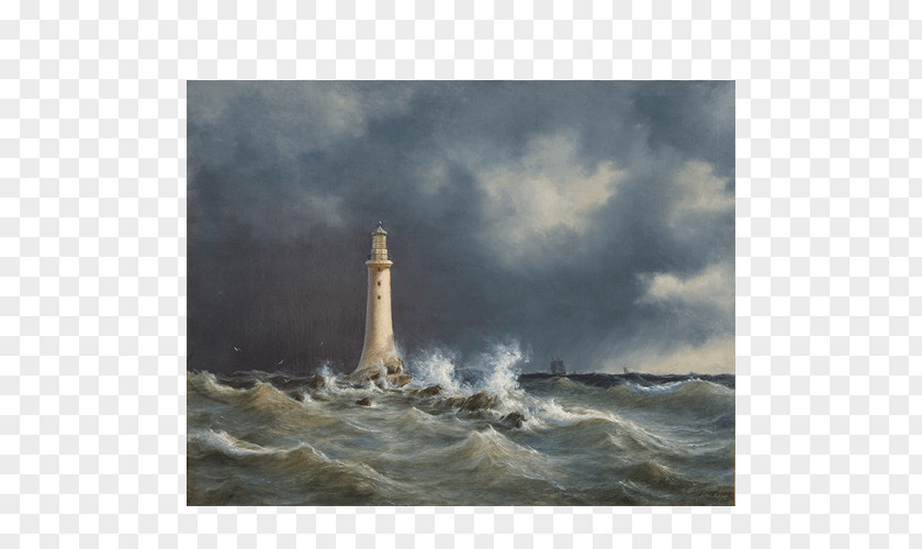Painting Eddystone Lighthouse Smeaton's Tower National Gallery Of Denmark Groninger Museum PNG