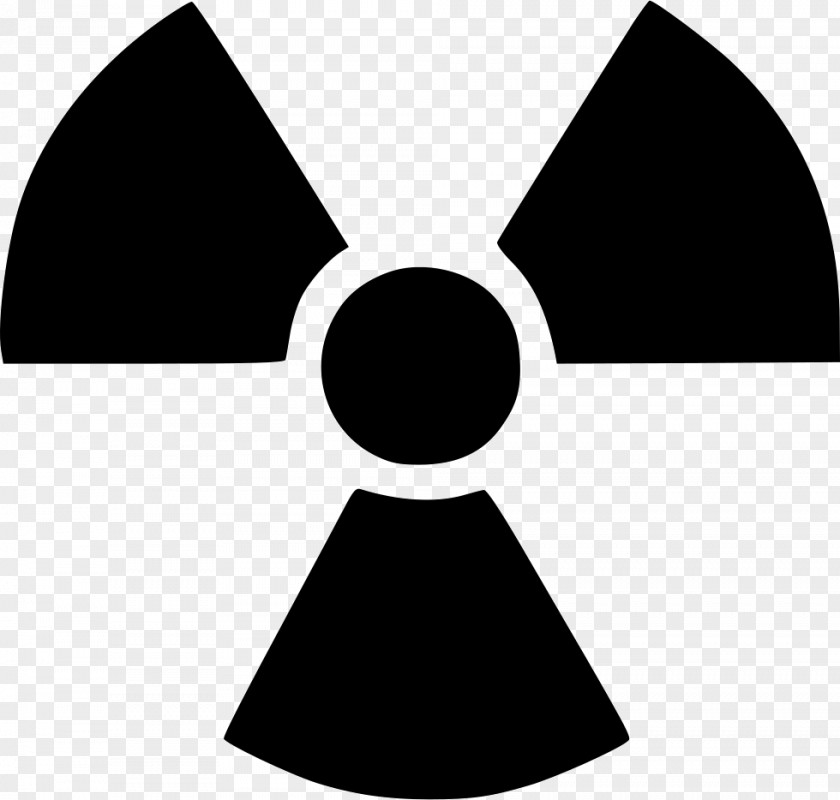 Vektor Radioactive Decay Hazard Symbol Biological Radiation PNG
