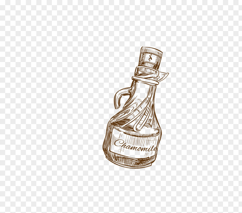 Vintage Perfume Bottle Glass PNG