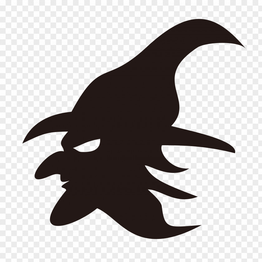 Witch Face Transparent Witchcraft Silhouette PNG