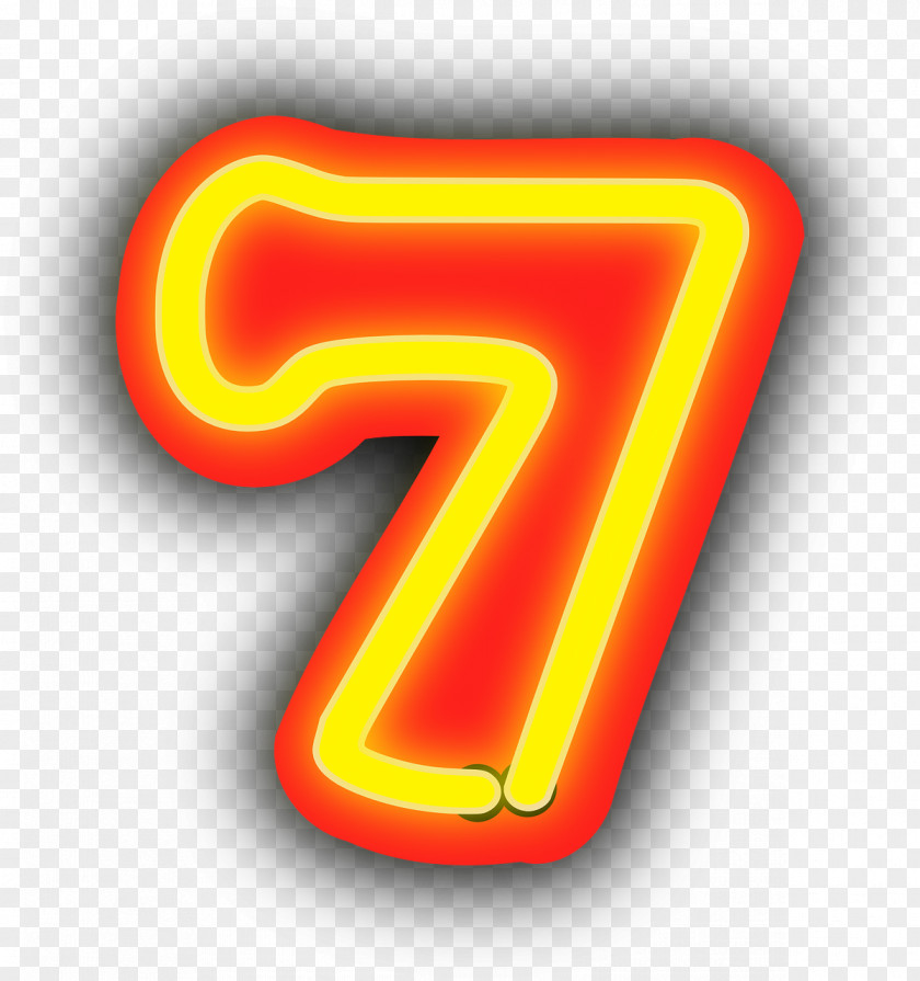 7 Number Clip Art PNG