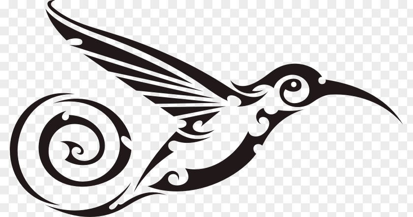 Bird Hummingbird Wing Tattoo Decal PNG
