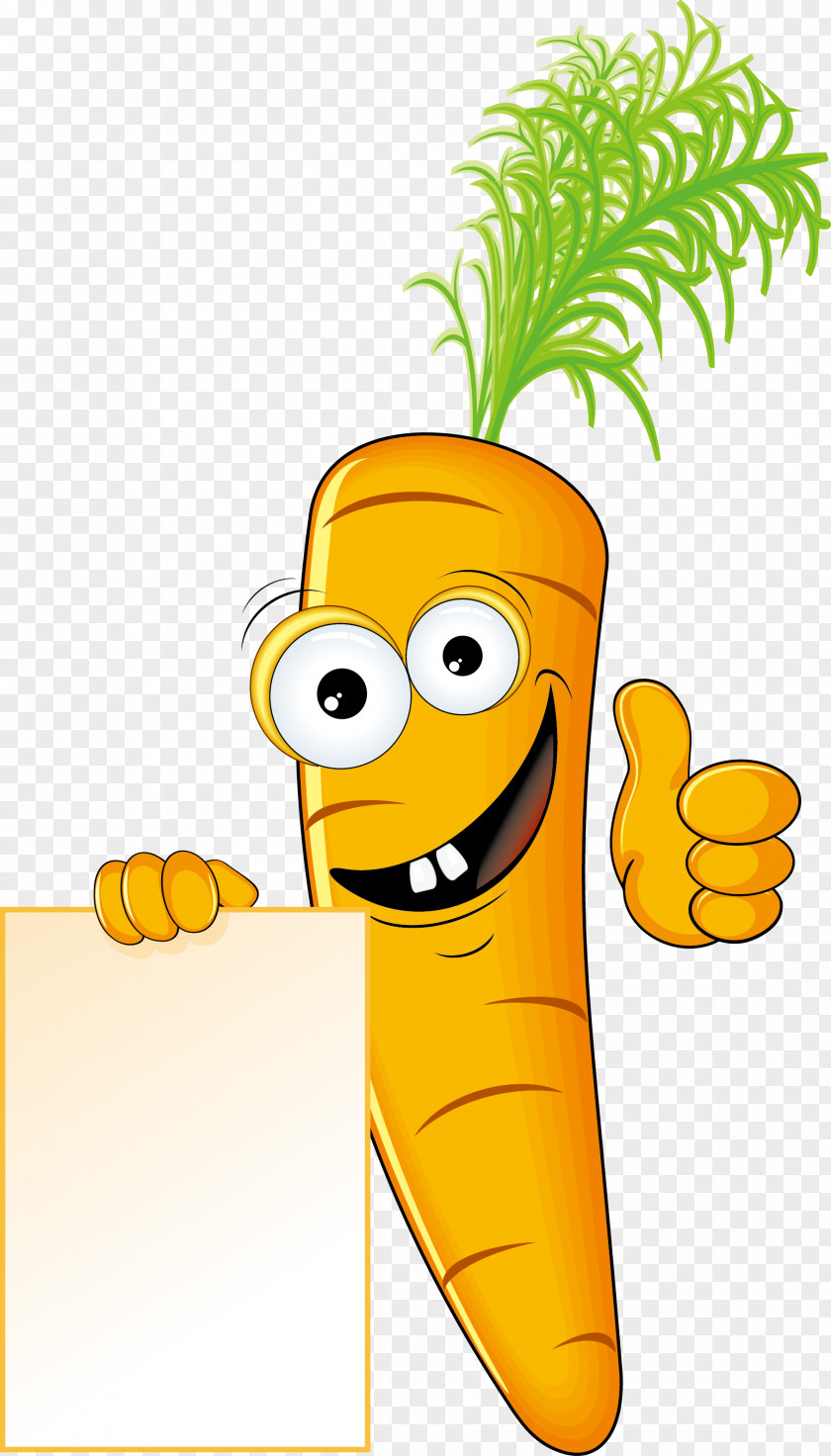 Carrot Vector Vegetable Cartoon Humour Clip Art PNG