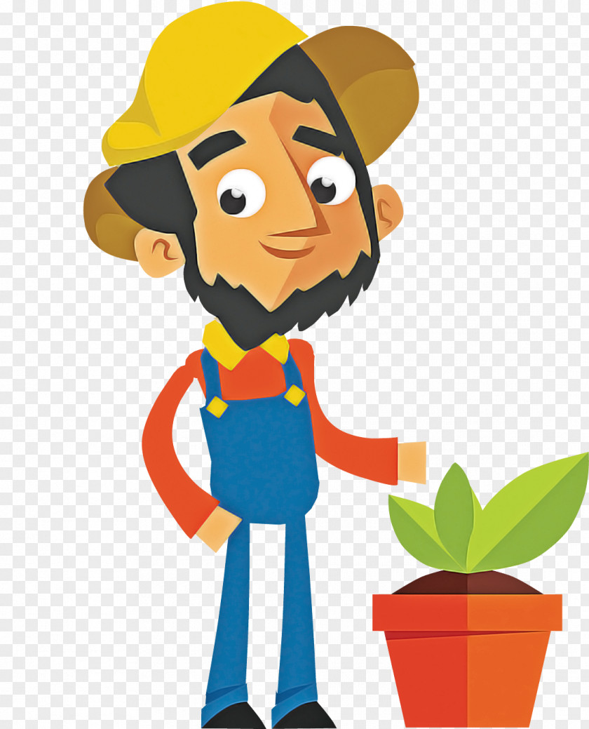 Cartoon Character Mascot Line Male PNG