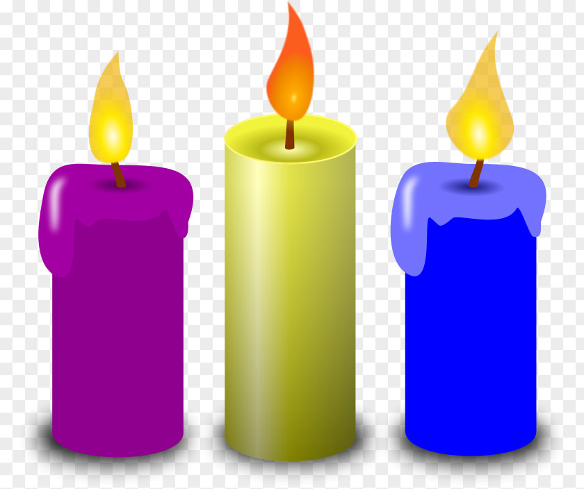 Church Candles Clipart Birthday Cake Candle Clip Art PNG