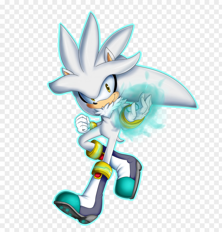 Silver The Hedgehog Sonic Riders Free Art PNG