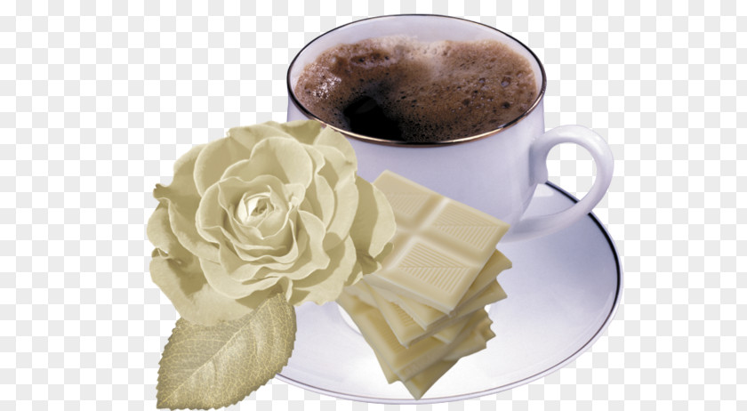 White Chocolate Rose Mug Coffee Tea Cafe PNG