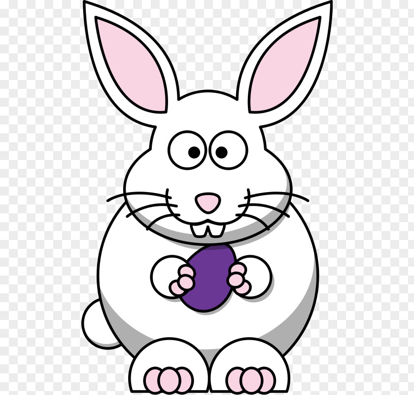 Cartoon Bunny Easter Hare Rabbit Clip Art PNG