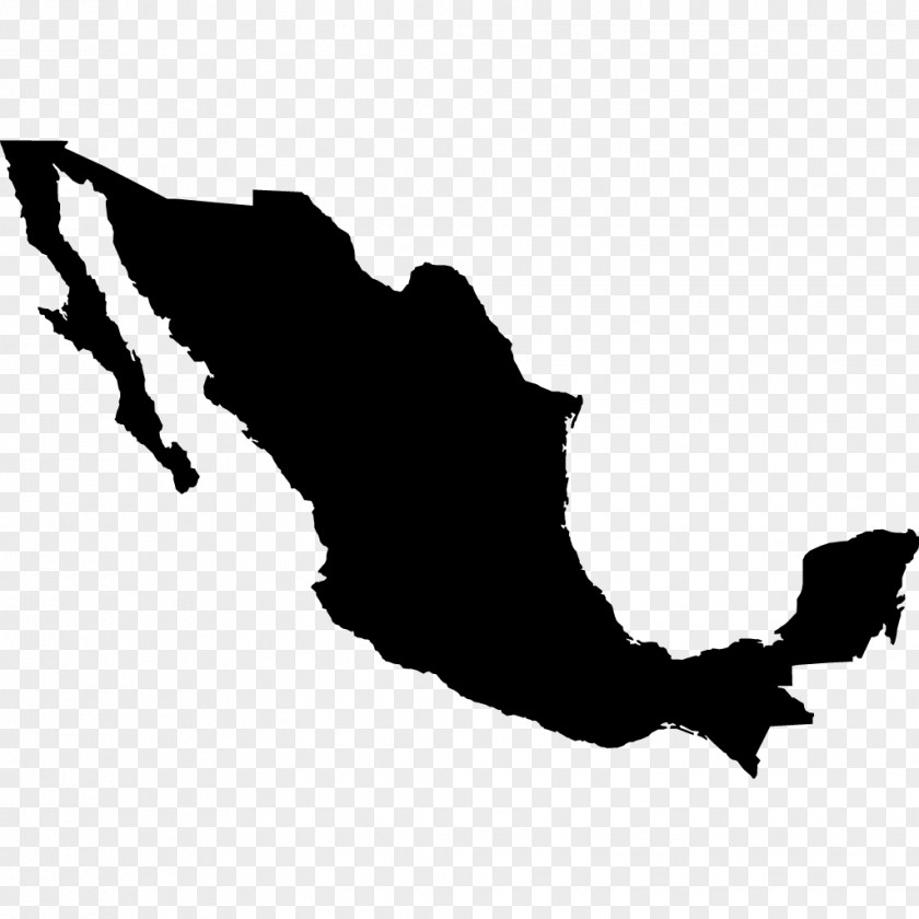 Map Mexico Vector Blank PNG