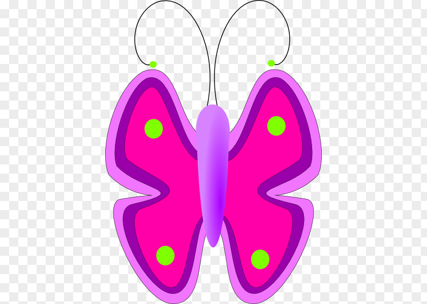 Purple Dot Butterfly Drawing Animation Clip Art PNG