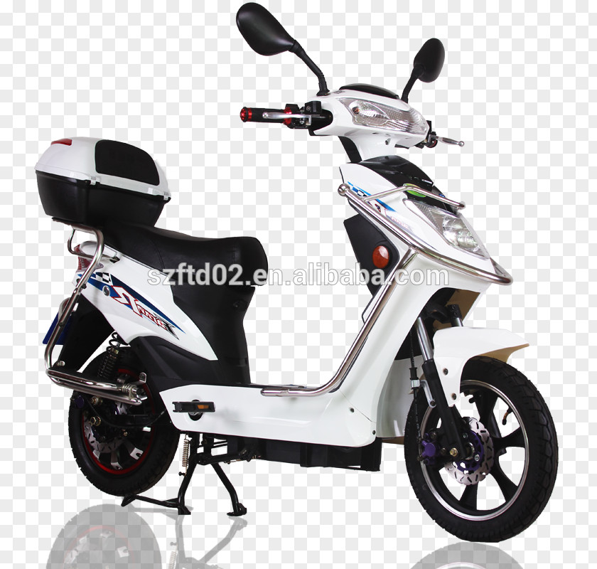 Scooter Wheel Motorized Electric Vehicle Moped PNG