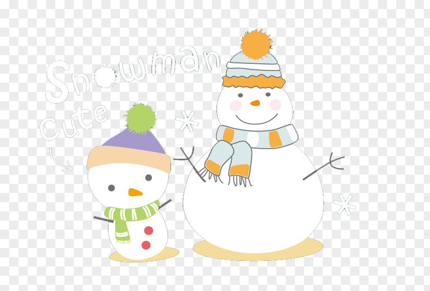 Snowman Lovely PNG
