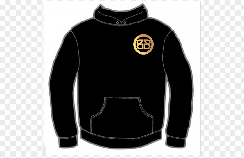 Black Hoodie Sweater Bluza PNG