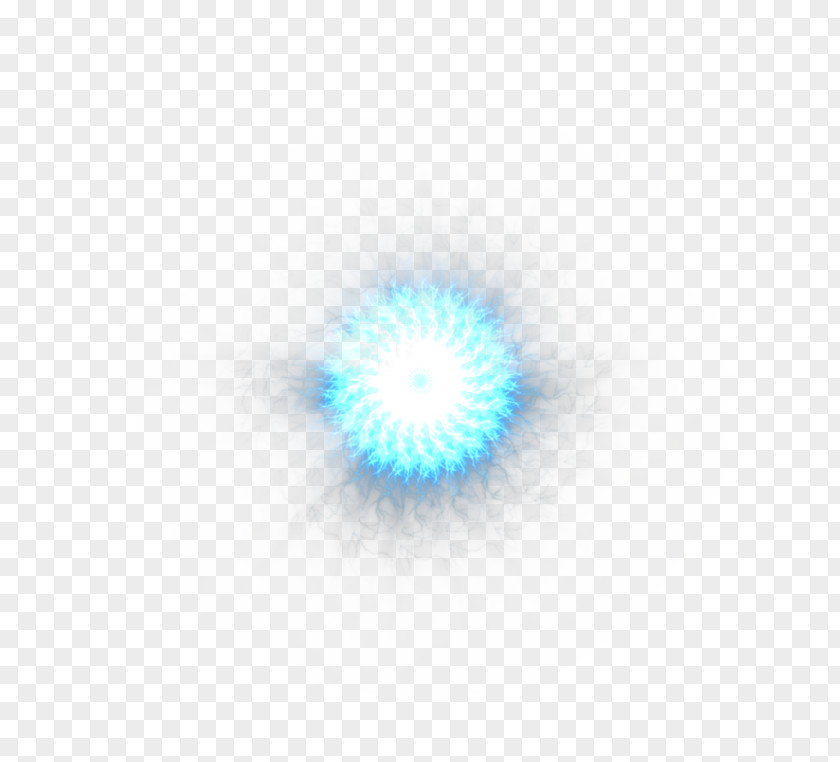 Blue Halo Circle Computer Pattern PNG