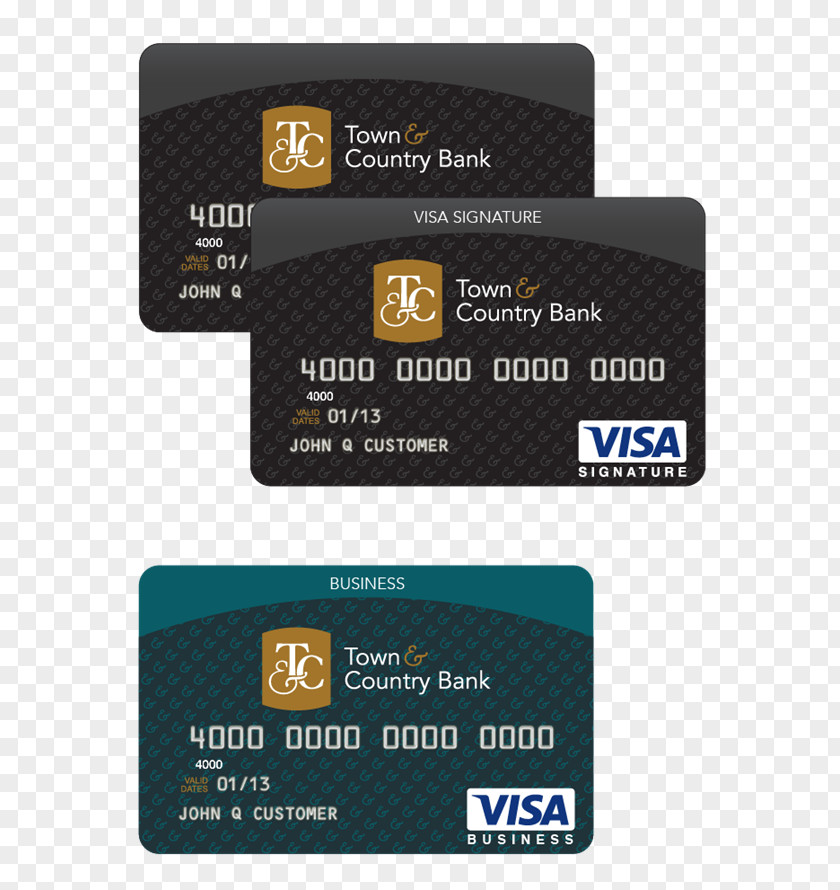 Business Card Templets Debit Credit Visa Bank PNG