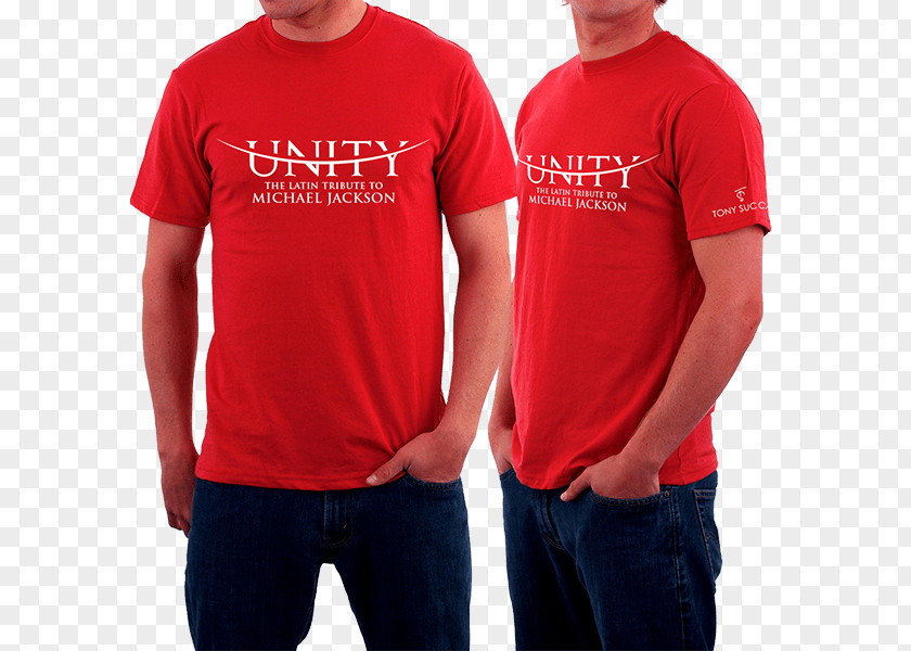 T-shirt Top Sleeve Red PNG