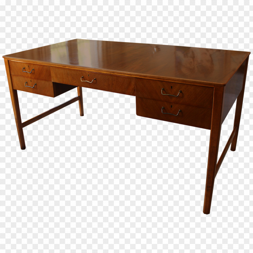 Table Secretary Desk Writing Pedestal Furniture PNG