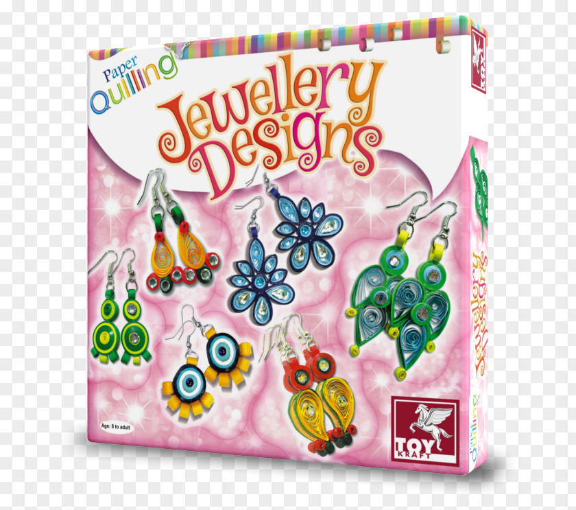 Toy Earring Paper Quilling Jewellery PNG